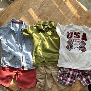 Three Boys Matching Outfit Sets
